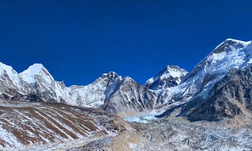 Everest Base Camp Trek in December winter