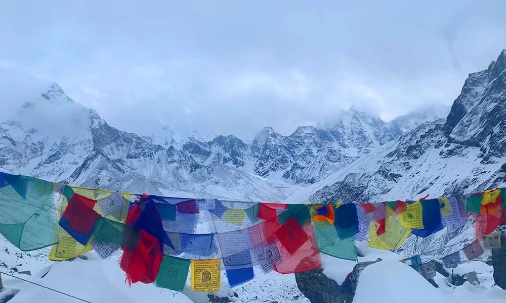 Everest Base Camp Trek in December winter