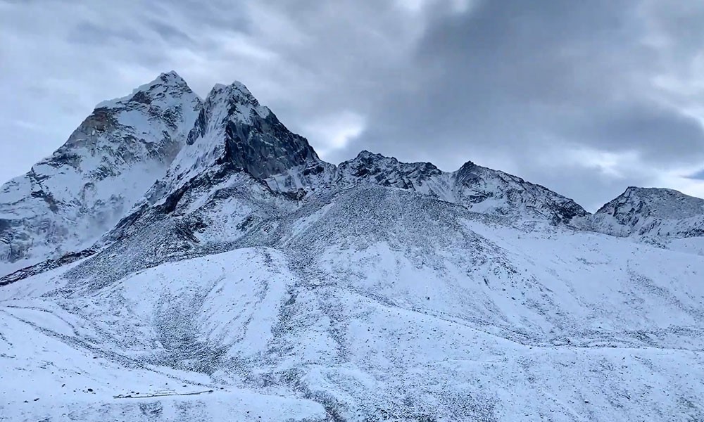 Everest Base Camp Trek in December winter