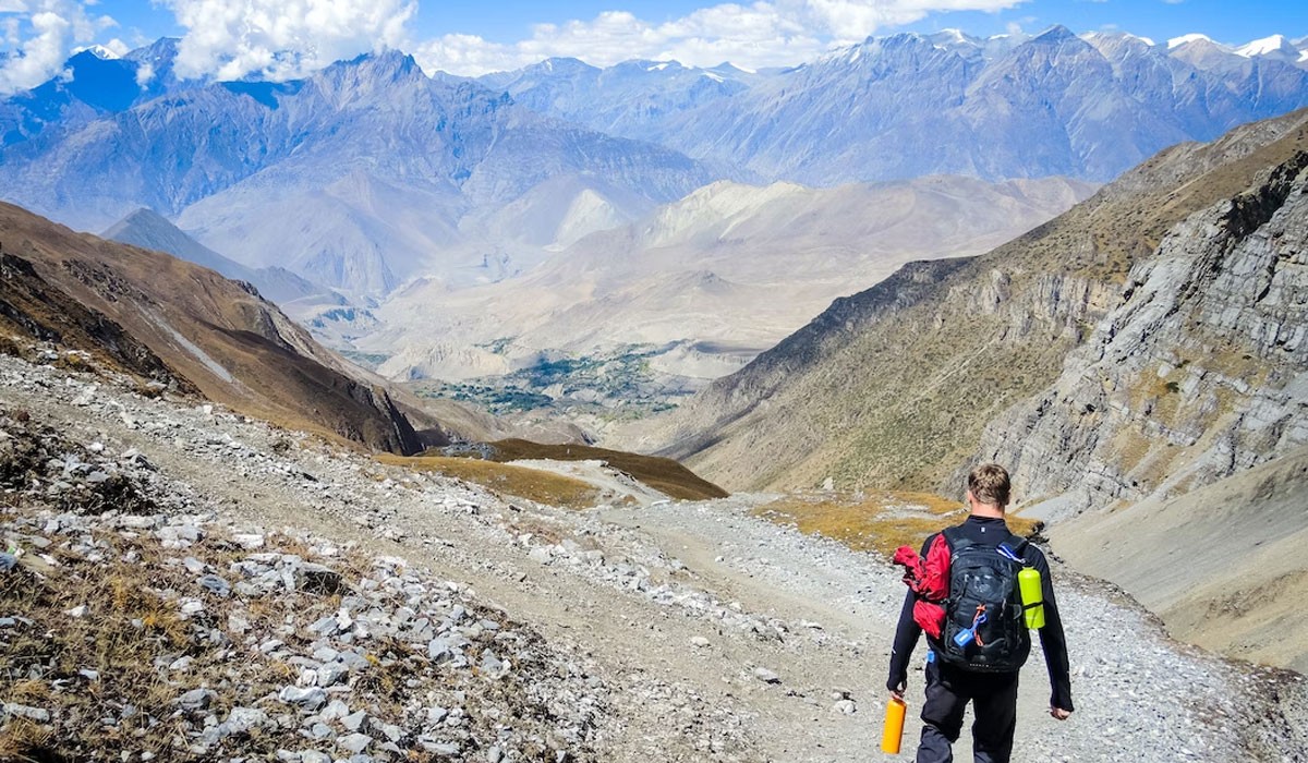 Thorung La pass it was all downhill to Muktinath