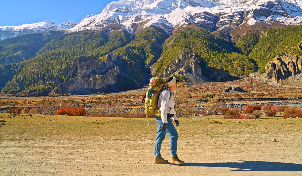 annpaurna circuit trek in october