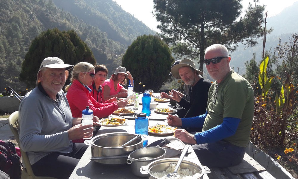 Food and accomodation on Everest Base Camp Trek