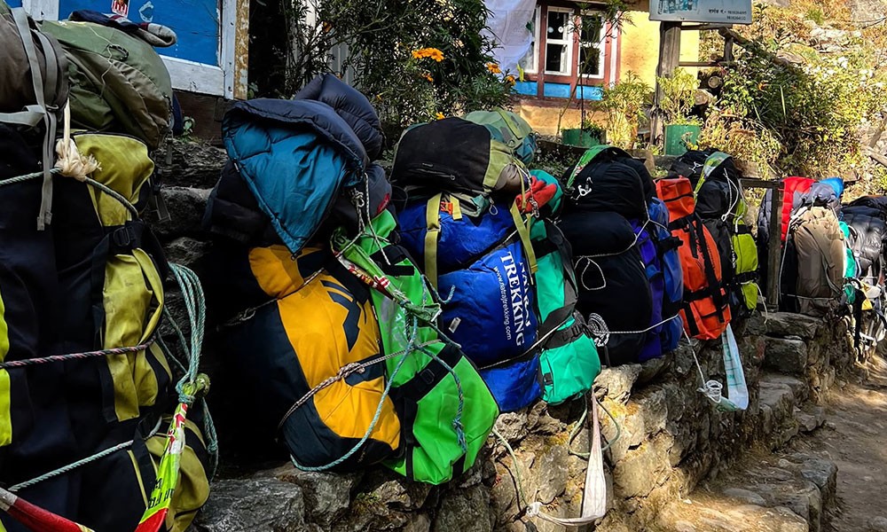guide and porter for everest base camp