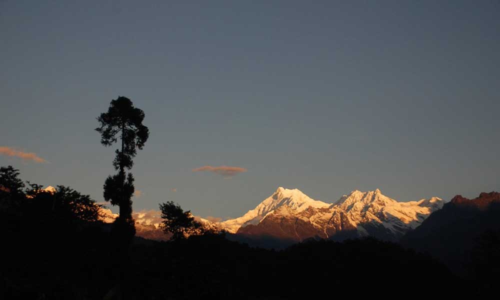  Kanchenjunga Mountain Location