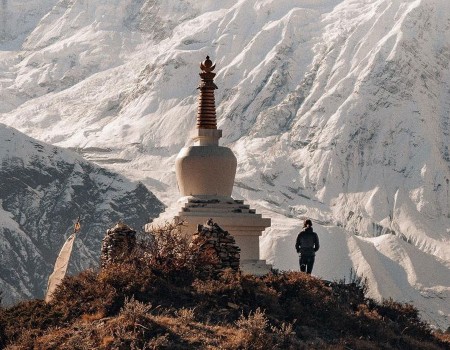 Buddhist Gompa En Route