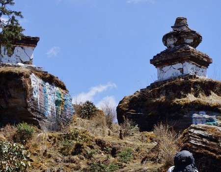 Chortens In Pikey Peak Trail