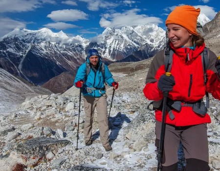 Mountain Vistas During Manaslu Circuit Trek