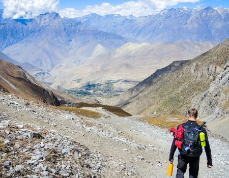 Thorong La Pass to Muktinath Route