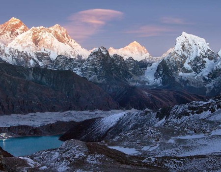 view from renjo la pass
